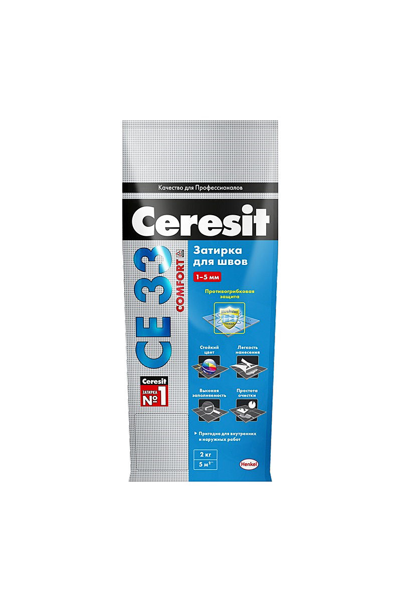 Затирка Ceresit CE-33 белая 5кг