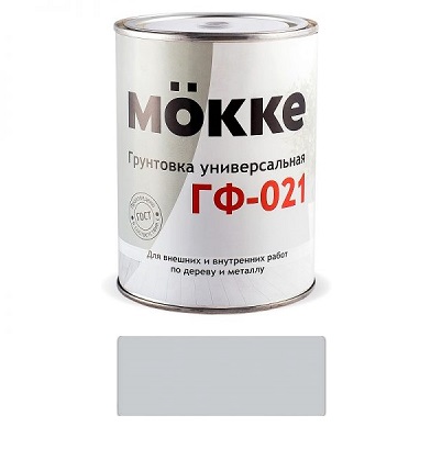 Грунт ГФ-021 МОККЕ быстросохнущий серый 0,9кг
